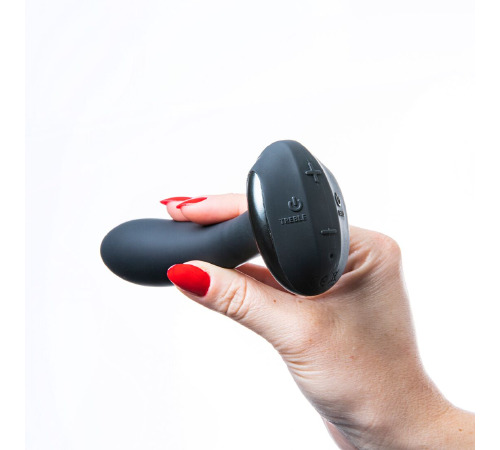 Анальная вибропробка Hot Octopuss PleX with flex, Treble and Bass Technology, 2 мотора, пульт ДУ