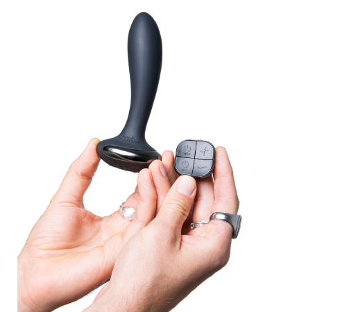 Анальная вибропробка Hot Octopuss PleX with flex, Treble and Bass Technology, 2 мотора, пульт ДУ