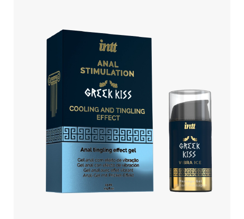 Стимулюючий гель для ріммінга, анілінгуса і анального сексу Intt Greek Kiss (15 мл)