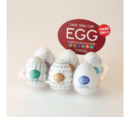 Набор мастурбаторов-яиц Tenga Egg Hard Boild Pack (6 яиц)