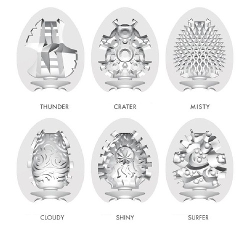 Набор мастурбаторов-яиц Tenga Egg Hard Boild Pack (6 яиц)