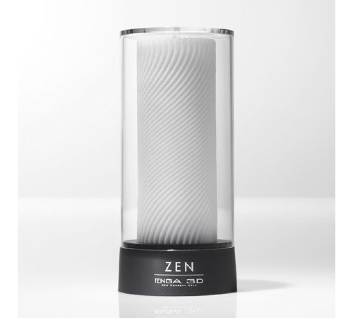 Мастурбатор Tenga 3D Zen, очень нежный, из антибактериального эластомера с серебром