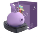 Вакуумный клиторальный стимулятор с вибрацией KISTOY Miss KK Purple