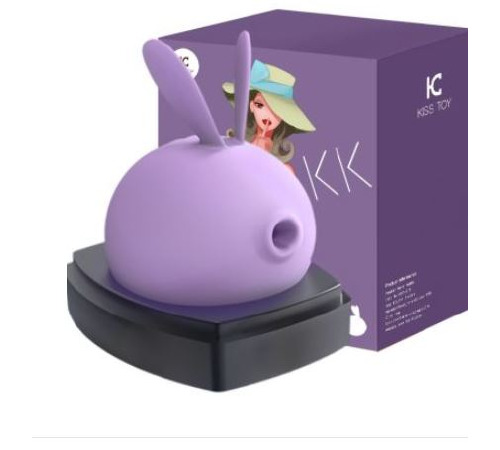 Вакуумный клиторальный стимулятор с вибрацией KISTOY Miss KK Purple