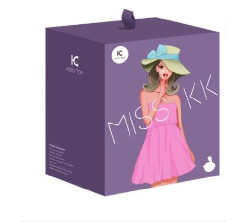 Вакуумный клиторальный стимулятор с вибрацией KISTOY Miss KK Purple