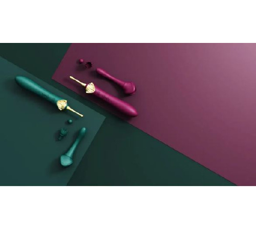 Вибратор двухсторонний Zalo BESS Purple