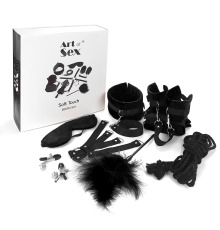Набор БДСМ Art of Sex - Soft Touch BDSM Set, 9 предметов, Черный