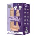 Двойной фаллоимитатор с вибрацией SilexD Double Gusto Vibro Flesh (Model 1 size 8