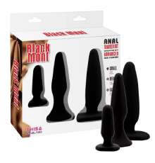 Набор анальных пробок Black Mont Chisa