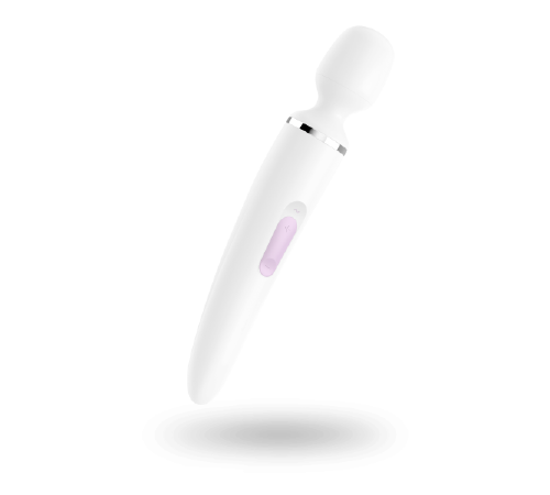Вібромасажер-мікрофон SATISFYER WAND-ER WOMEN WHITE