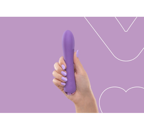 Вибратор с подогревом FairyGasm WowGenie violet, подогрев до 42 °C