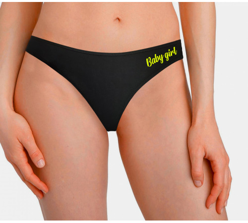 Сексуальні трусики з написом Baby Girl