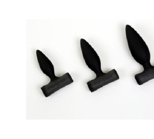 Набір анальних пробок Pornhub Anal Training Kit з перезаряджається вібропулей