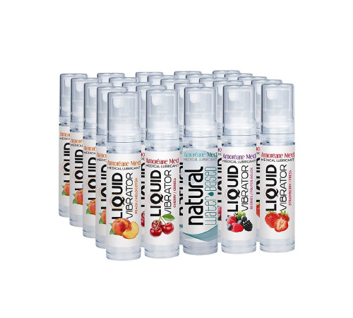 Набір Amoreane Med 5 видів лубрикантів (5 шт. кожного по 10 мл)