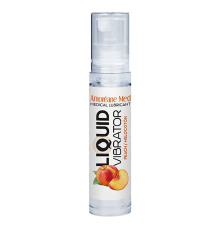 Лубрикант с эффектом вибрации Amoreane Med Liquid Vibrator Peach (10 мл)