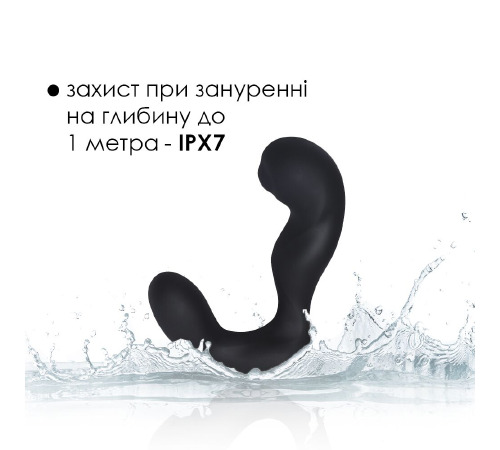 Смарт-массажер простаты с пульсацией на кончике головки Svakom Iker Black