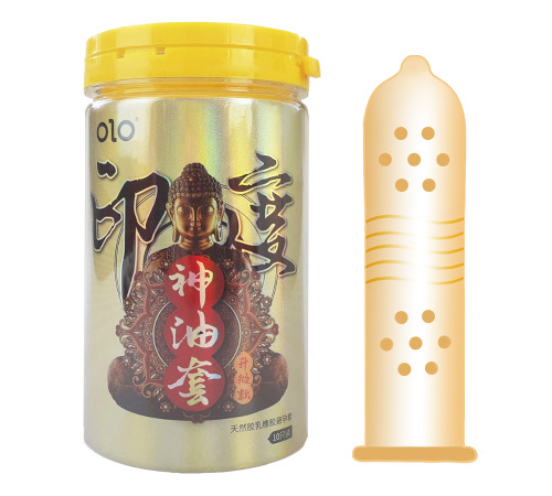 Ультратонкі презервативи в лінію та точку, 10шт.