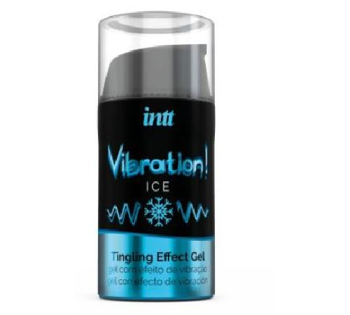 Рідкий вібратор Intt Vibration Ice (15 мл), густий гель, дуже незвичайний, діє до 30 хвилин