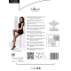 Колготки в сеточку без выделенных трусиков Passion TI020 nero 3/4 (fishnet) типа Кабаретка