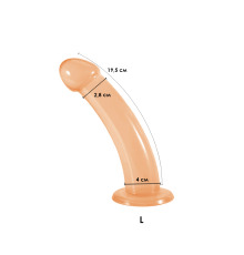 Фаллоимитатор на присоске Jiuxi, L, Телесный