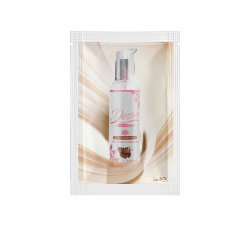 Пробник лубриканта на водной основе Desire by Swiss Navy Chocolate Kiss 5 мл