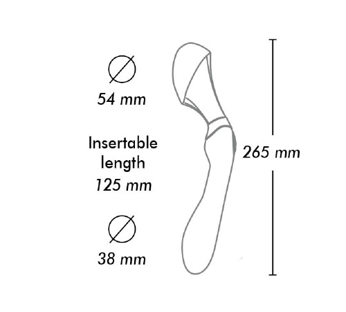 Вибратор Shunga - Zoa Intimate Massager Black