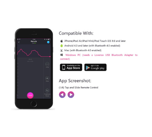 Смарт-віброяйце Lovense Lush 2