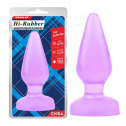 Анальная пробка большая Hi-Rubber Purple Chisa
