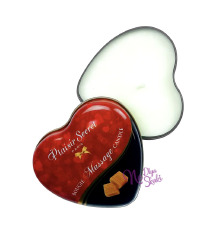 Массажная свеча-сердечко Plaisirs Secrets Caramel (35 мл)