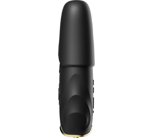 Смарт-вібратор для грудей Zalo - Nave Obsidian Black, пульт ДК, робота через додаток