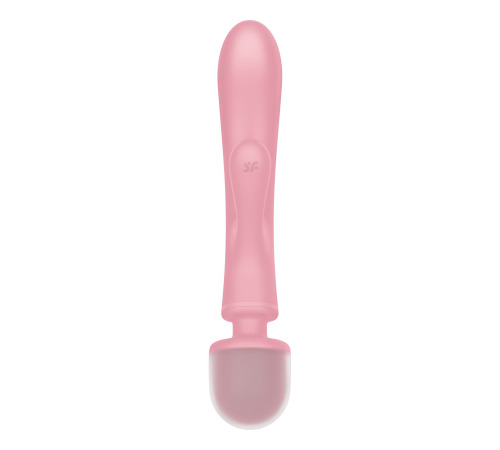 Вібратор-кролик з вібромасажером Satisfyer Triple Lover Pink, 3 мотори