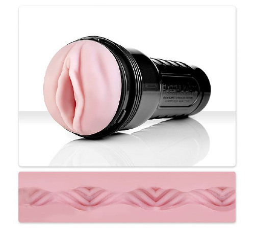 Мастурбатор вагина Fleshlight Pink Lady Vortex, ніжний реалістичний рельєф