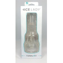 Мастурбатор вагина Fleshlight Ice Lady Crystal, полупрозрачный материал и корпус