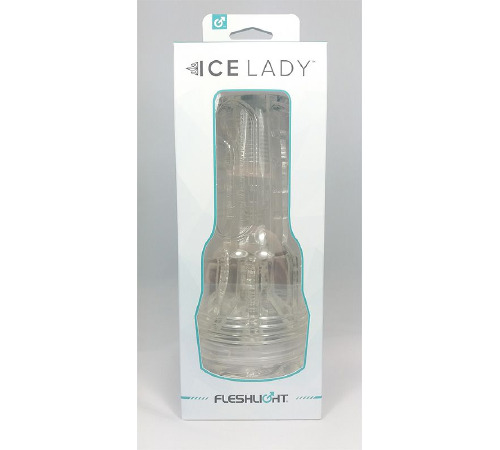 Мастурбатор вагина Fleshlight Ice Lady Crystal, полупрозрачный материал и корпус