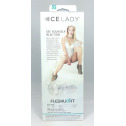 Мастурбатор вагина Fleshlight Ice Lady Crystal, полупрозрачный материал и корпус