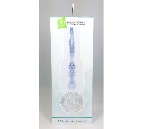 Мастурбатор вагина Fleshlight Ice Lady Crystal, полупрозрачный материал и корпус