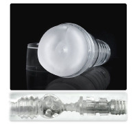 Мастурбатор попа Fleshlight Ice Butt Crystal полупрозорий корпус