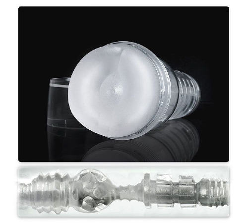 Мастурбатор попа Fleshlight Ice Butt Crystal полупрозорий корпус