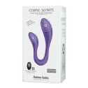 Вібратор для пар Adrien Lastic Couple Secrets II з пультом LRS, два мотори, універсальний