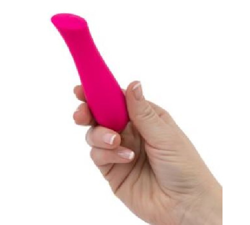 Мінівібратор The Mini Swan Rose з плавним збільшенням інтенсивності вібрації, силікон