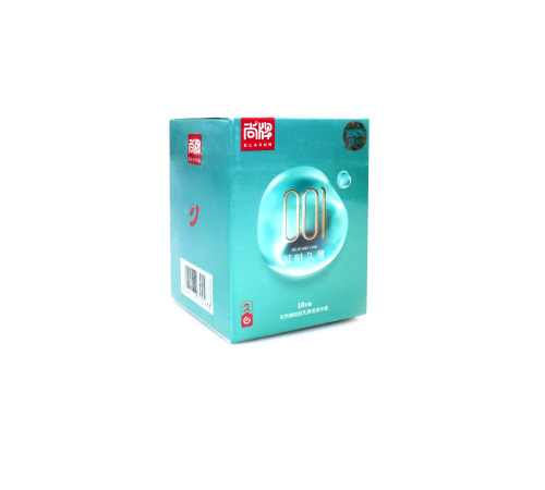 Тонкие презервативы Elasun с увеличенным количесивом смазки (бирюзовая упаковка)