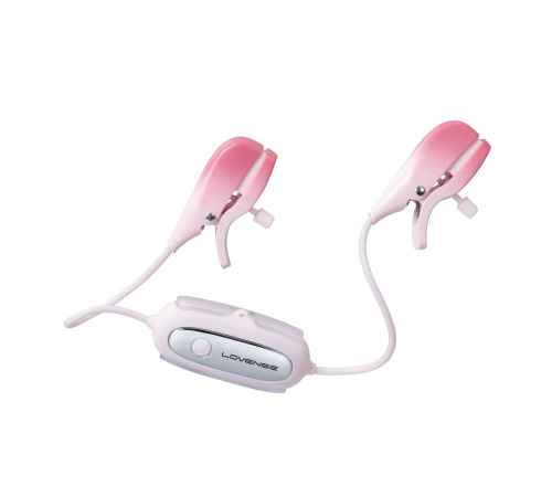 Смарт-вібратор для грудей Lovense Gemini, регулювання стискання соска, можна носити