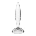 Стеклянная анальная пробка Satisfyer Sparkling Crystal, очень прочная, термостойкая