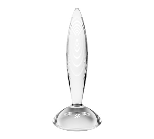 Стеклянная анальная пробка Satisfyer Sparkling Crystal, очень прочная, термостойкая