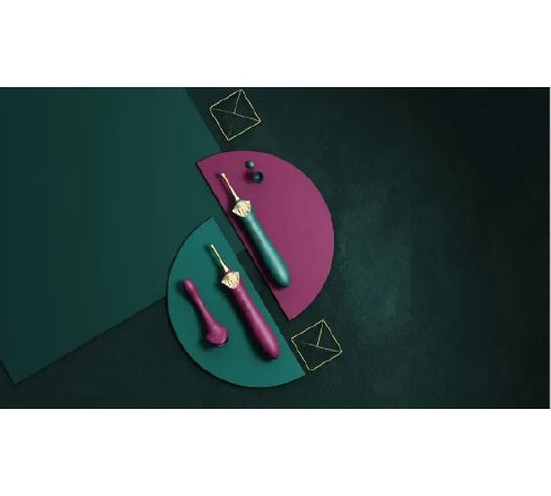 Вибратор двухсторонний Zalo BESS Purple