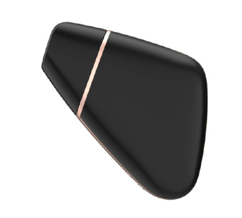Вакуумний кліторальний стимулятор Satisfyer Love Triangle Black з керуванням через інтернет