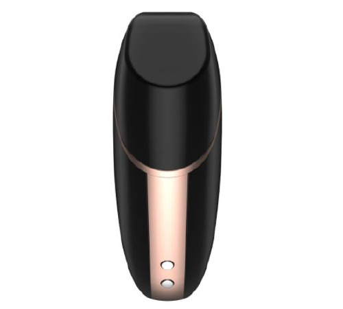 Вакуумний кліторальний стимулятор Satisfyer Love Triangle Black з керуванням через інтернет