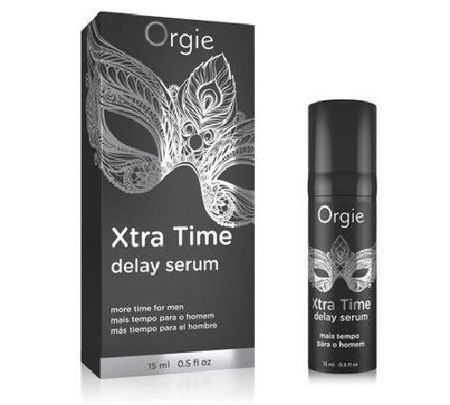 Сыворотка-пролонгатор акта «X-TRA TIME» Delay Serum, 15 мл Orgie