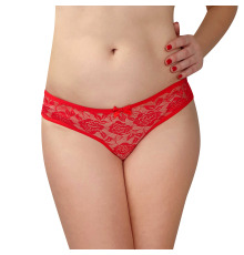 Сексуальные трусики Бантик с вырезом
