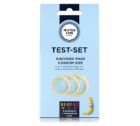 Набір презервативів Mister Size test-set 53–57–60, 3 розміри + лінійка, товщина 0,05 мм